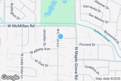 Map image of the property - 9131 W Pattie Dr