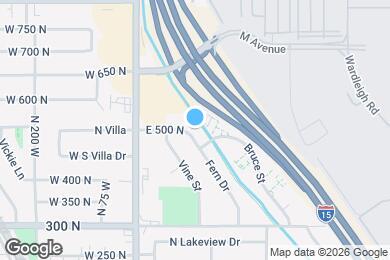 Map image of the property - 498 Fern Dr