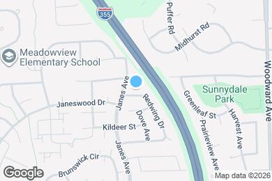 Map image of the property - 6791 Redwing Dr