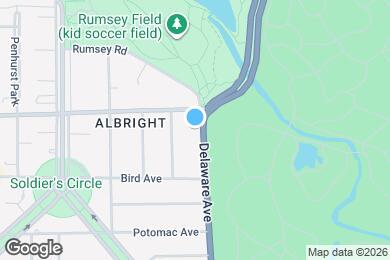 Map image of the property - 1598 Delaware Ave