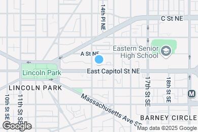 Map image of the property - 1400 East Capitol St NE