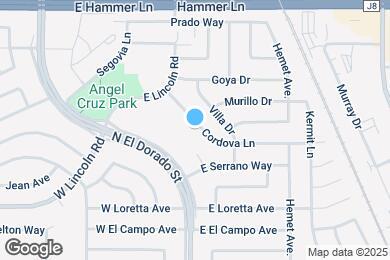 Map image of the property - 210 Cordova Ln