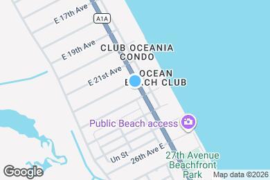 Map image of the property - 3206 S Atlantic Ave