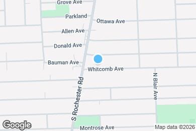 Map image of the property - 701 Whitcomb Ave