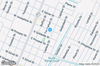 Map image of the property - 3316 Laplace St