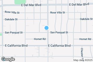 Map image of the property - 1795 San Pasqual St