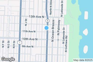 Map image of the property - 1101 N Federal Hwy