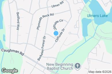 Map image of the property - 2701 Cliffside Dr