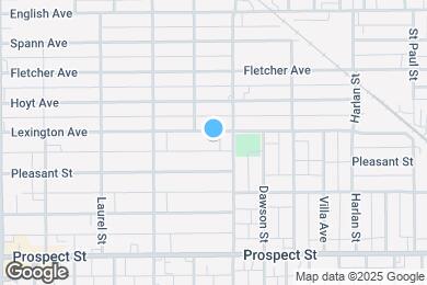 Map image of the property - 1629 Lexington Ave