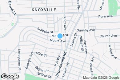 Map image of the property - 211 Moore Ave