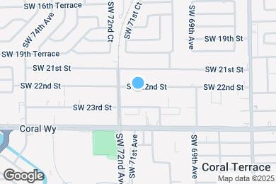 Map image of the property - 7142 SW 22nd St