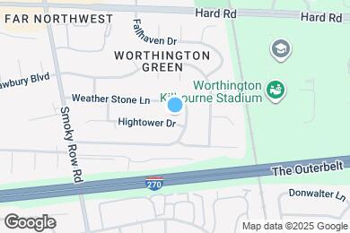 Map image of the property - 1676 Hightower Dr