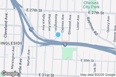 Map image of the property - 2833 Kensington Ave