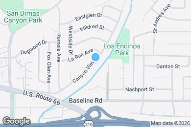 Map image of the property - 1096 Canyon View Dr