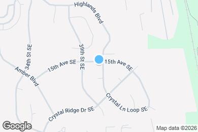 Map image of the property - 3928 15th Ave SE