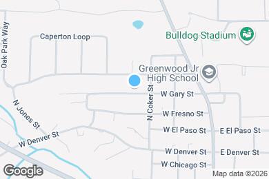 Map image of the property - 230 W Gary St