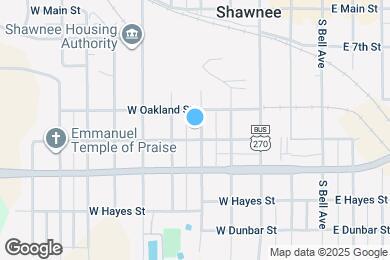 Map image of the property - 418 S Park Ave