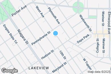 Map image of the property - 240 West Ave
