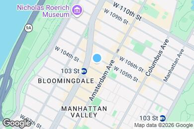 Map image of the property - 215 W 104th St