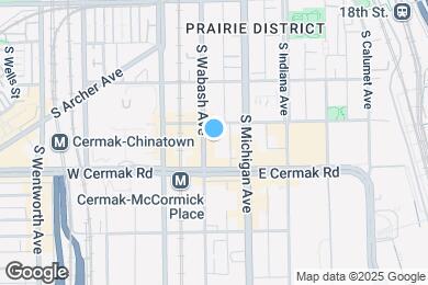 Map image of the property - 2113 S Wabash Ave