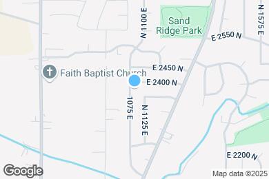Map image of the property - 2374 N 1075 E