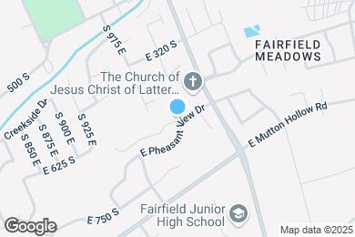 Map image of the property - 447 S 1250 E