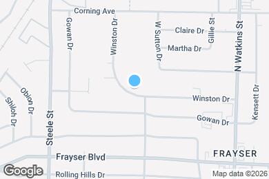Map image of the property - 1616 Winston Dr