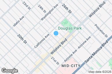 Map image of the property - 1129-1131 23rd St Apartments