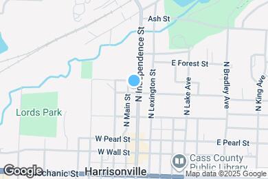 Map image of the property - 502 N Independence St