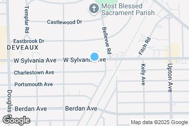 Map image of the property - 2151 W Sylvania Ave
