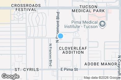 Map image of the property - 5111 E Peach St