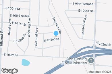 Map image of the property - 6312 E 102nd St