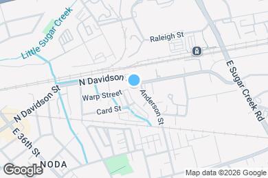 Map image of the property - 3630 N Davidson St