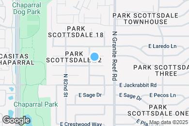 Map image of the property - 8308 E Buena Terra Way