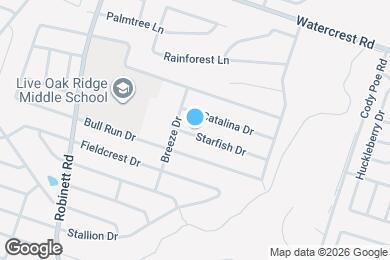 Map image of the property - 3601 Starfish Dr