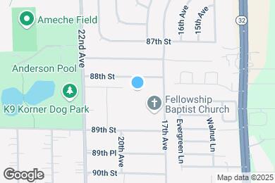 Map image of the property - 1818 89th St