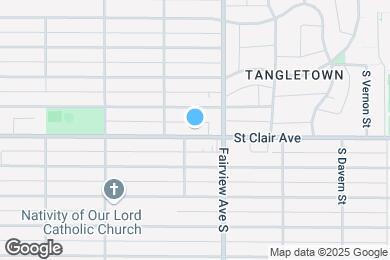 Map image of the property - 1849 Saint Clair Ave
