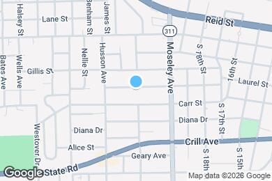 Map image of the property - 2201 Laurel St