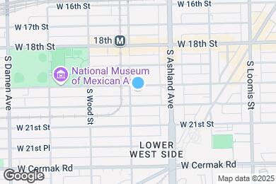 Map image of the property - 1651 W 19th St