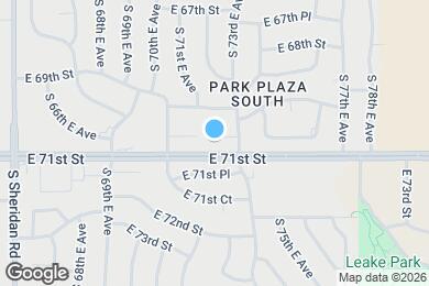 Map image of the property - 6928 S 73rd E Ave