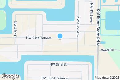 Map image of the property - 4238 NW 34th Terrace