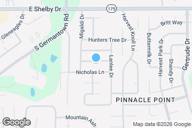 Map image of the property - 7299 Pinnacle Oaks Dr