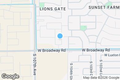 Map image of the property - 4214 S 105th Dr