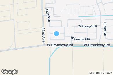 Map image of the property - 8204 W Pueblo Ave