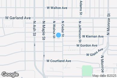 Map image of the property - 1414 W Gordon Ave