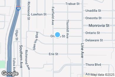 Map image of the property - 937 Ontario St