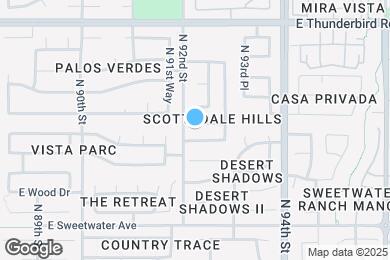 Map image of the property - 9257 E Sutton Dr