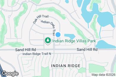 Map image of the property - 1510 Oak Hill Trail