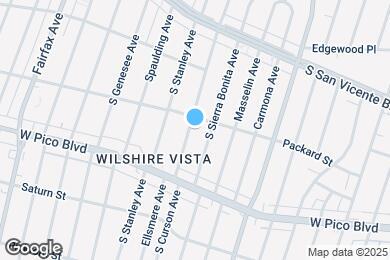 Map image of the property - 1314 S Curson Ave