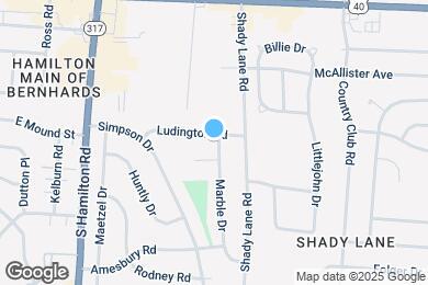 Map image of the property - 1193 Marble Dr